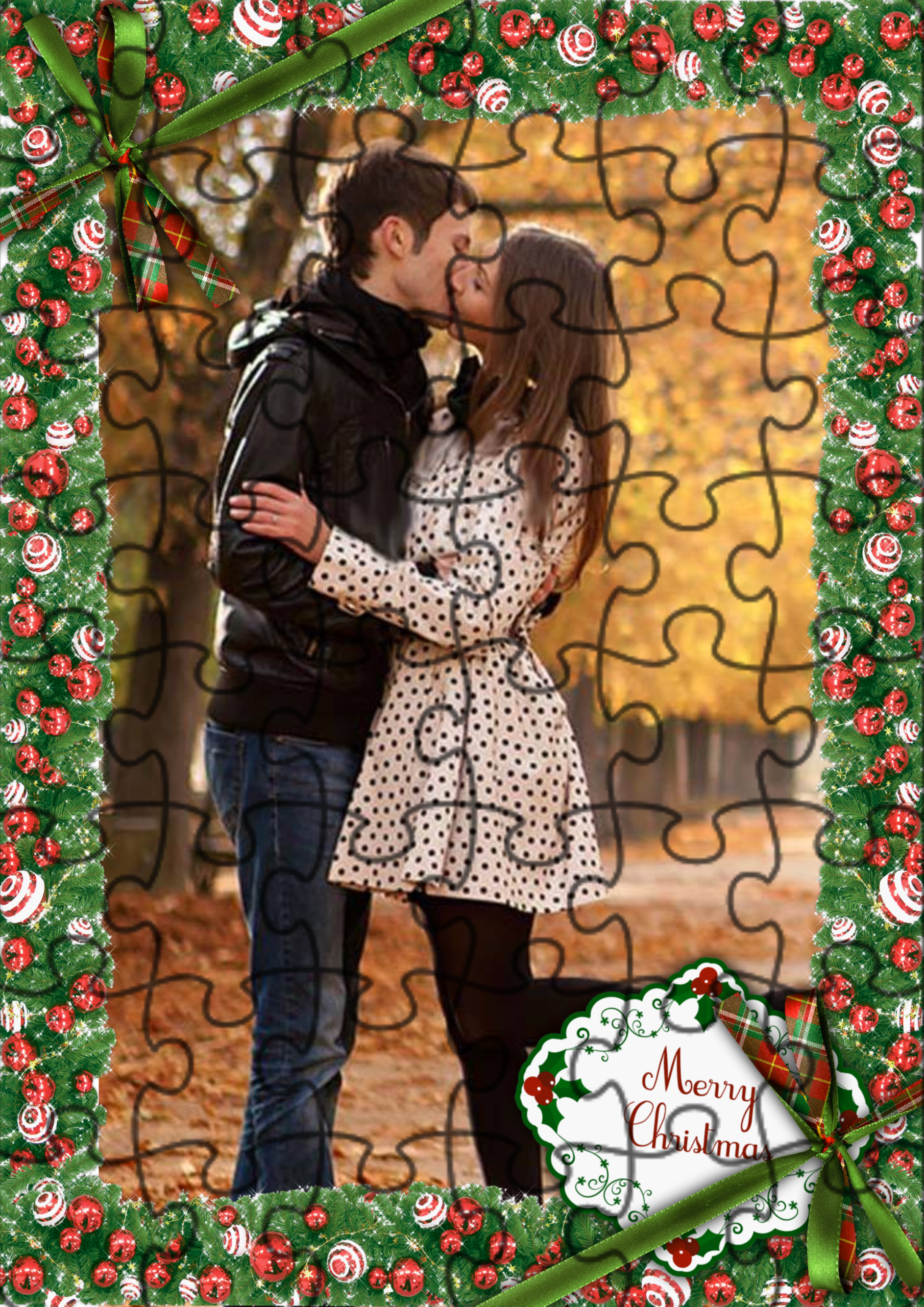 Puzzle personalizat - Model de Craciun