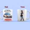 Cana personalizata cea mai tare politista