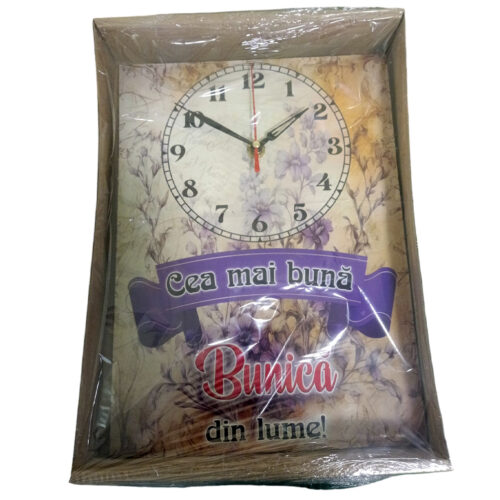 Ceas de perete pentru cea mai buna bunica din lume