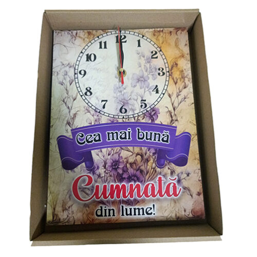 Ceas de perete pentru cea mai buna cumnata
