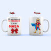 Cana personalizata cu mesaj pentru nasa supererou